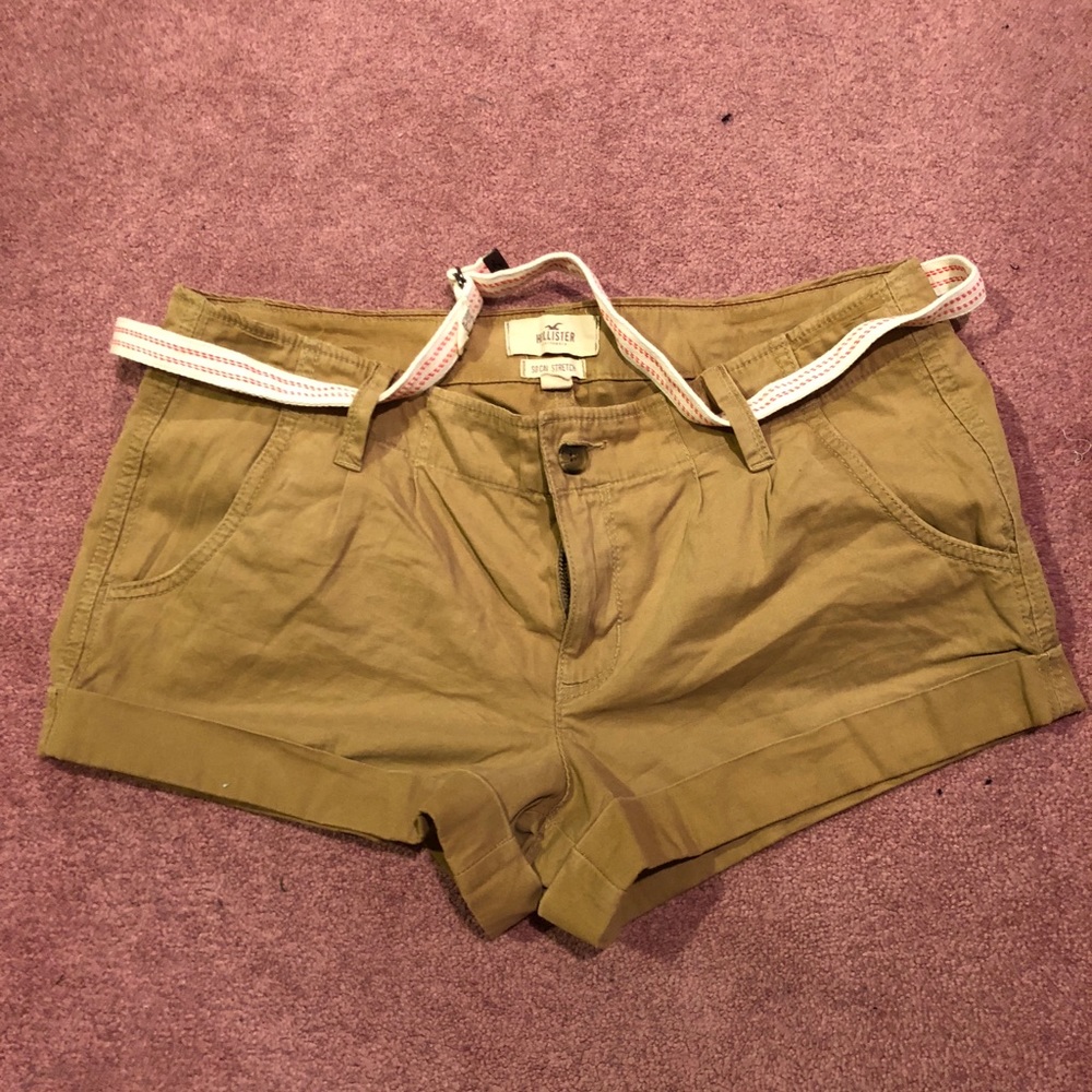 Hollister tan SoCal stretch shorts size 11
